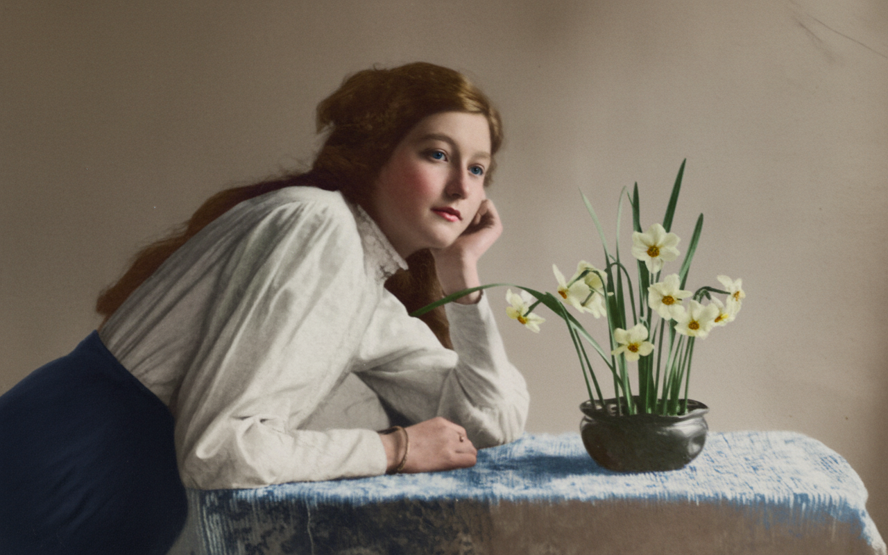 Vintage Portrait Restoration - After